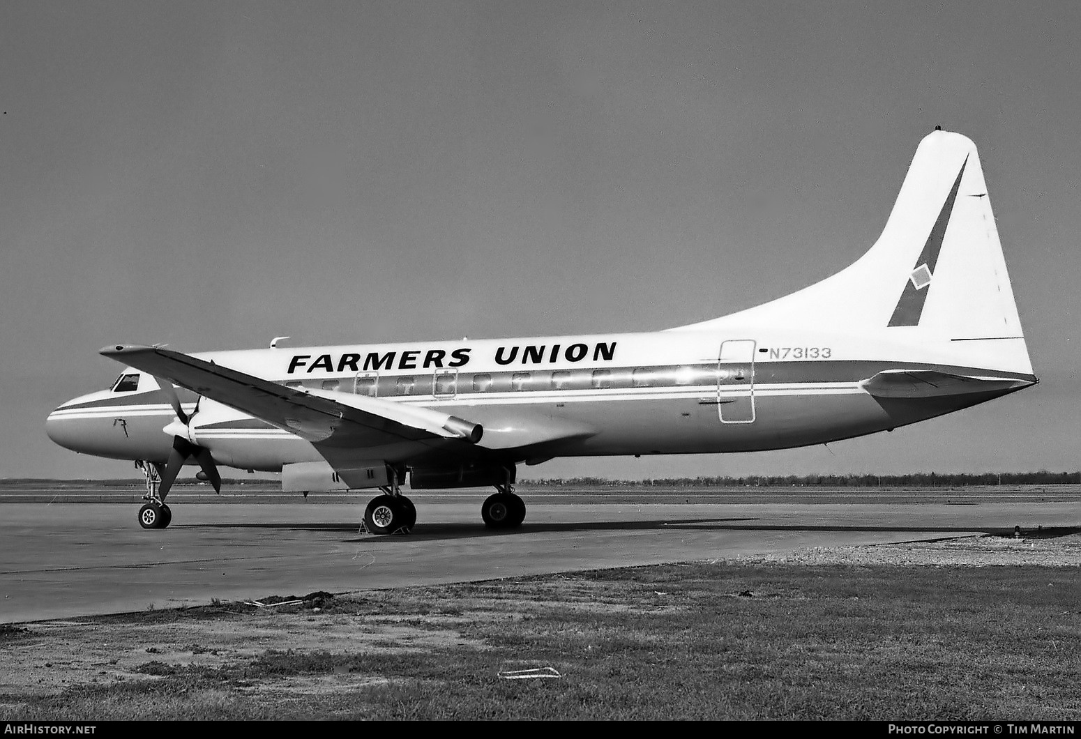Aircraft Photo of N73133 | Convair 580 | Farmers Union Travel Club | AirHistory.net #288228