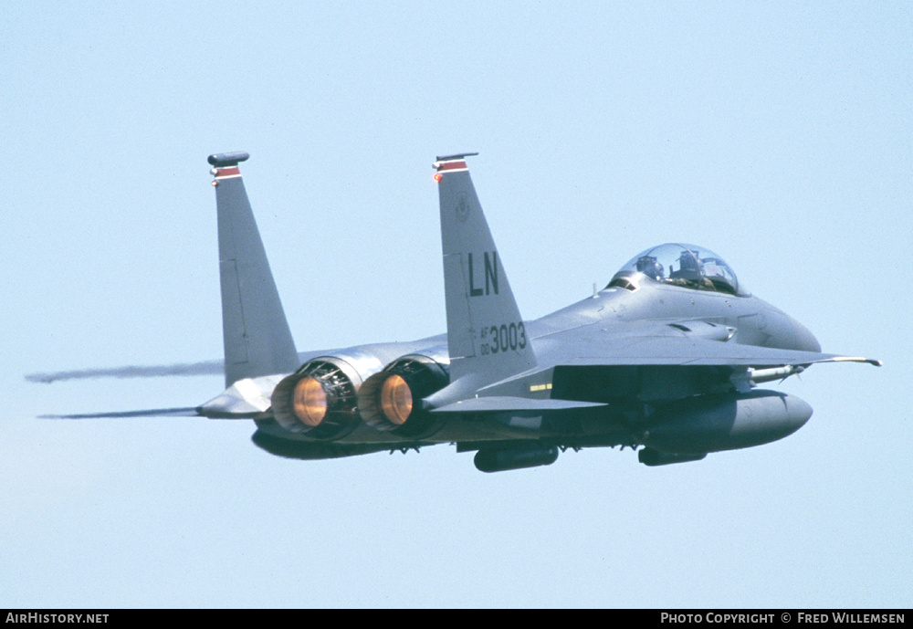 Aircraft Photo of 00-3003 / AF00-3003 | Boeing F-15E Strike Eagle | USA - Air Force | AirHistory.net #288229