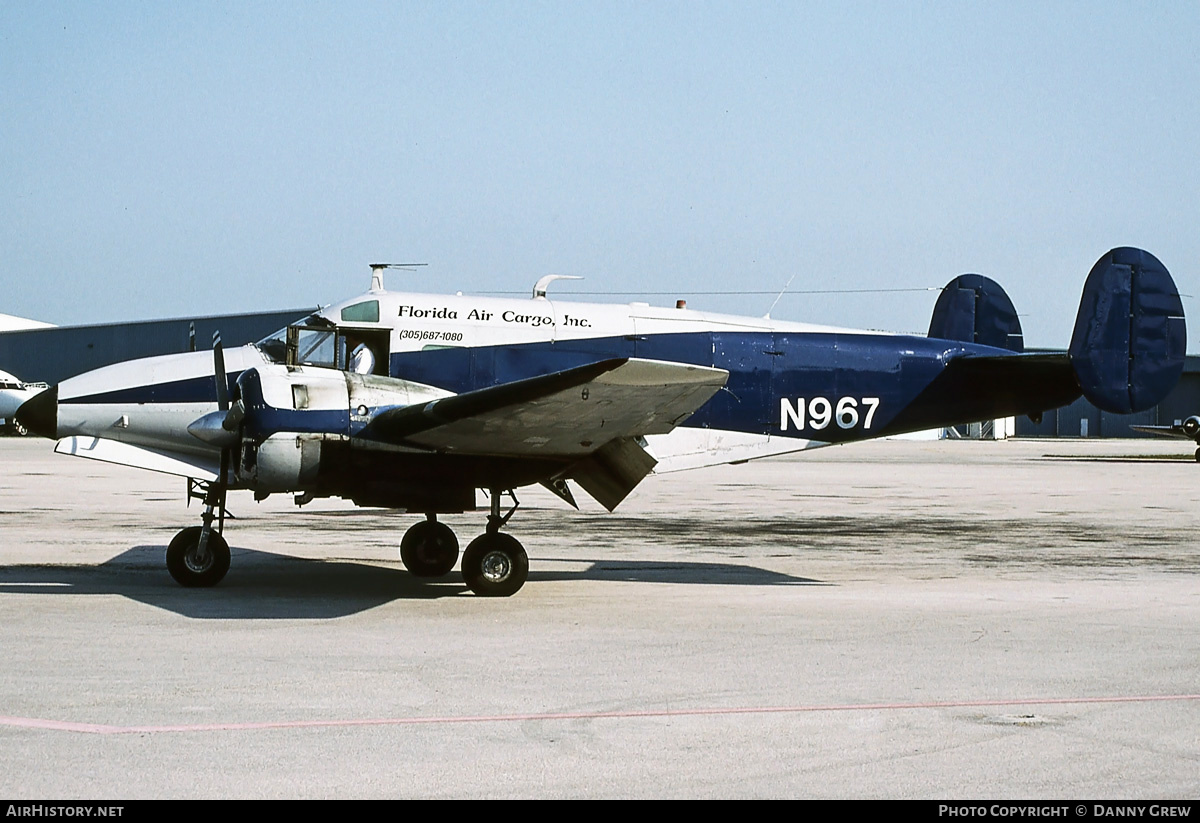 Aircraft Photo of N967 | Beech E18S/Tri-Gear | Florida Air Cargo | AirHistory.net #288237