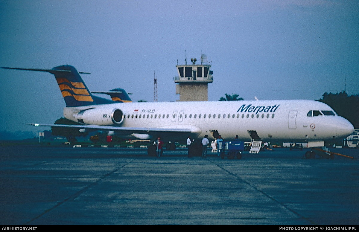 Aircraft Photo of PK-MJD | Fokker 100 (F28-0100) | Merpati Nusantara Airlines | AirHistory.net #288240