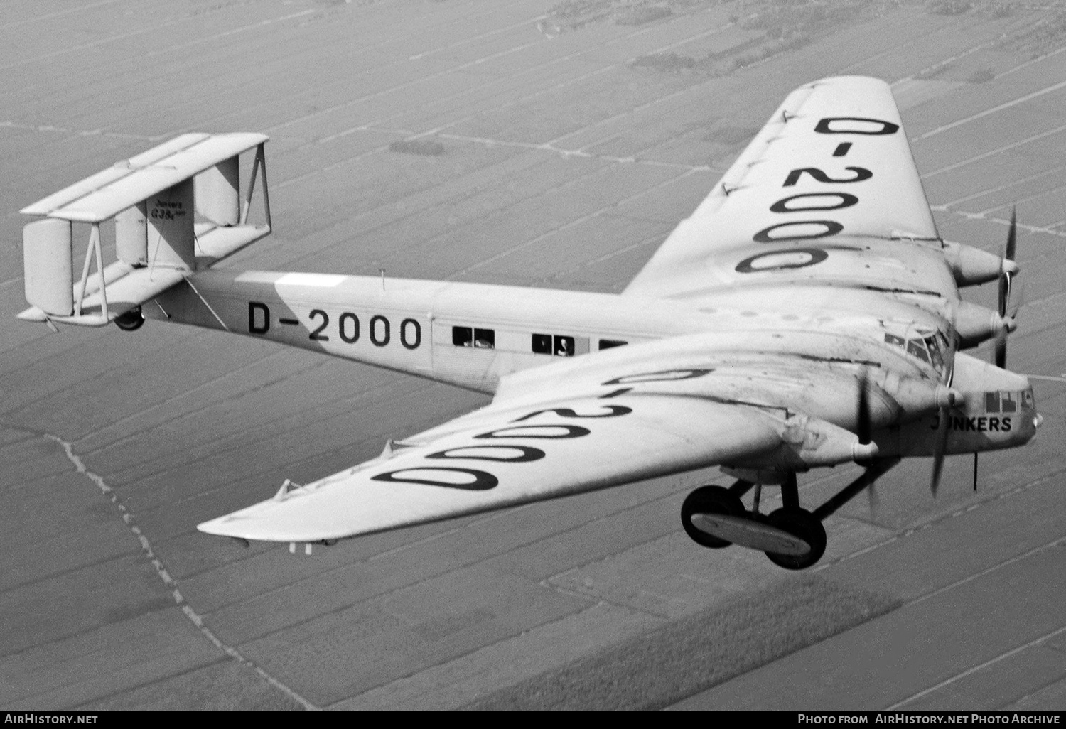 Aircraft Photo of D-2000 | Junkers G38a | Junkers | AirHistory.net #288258