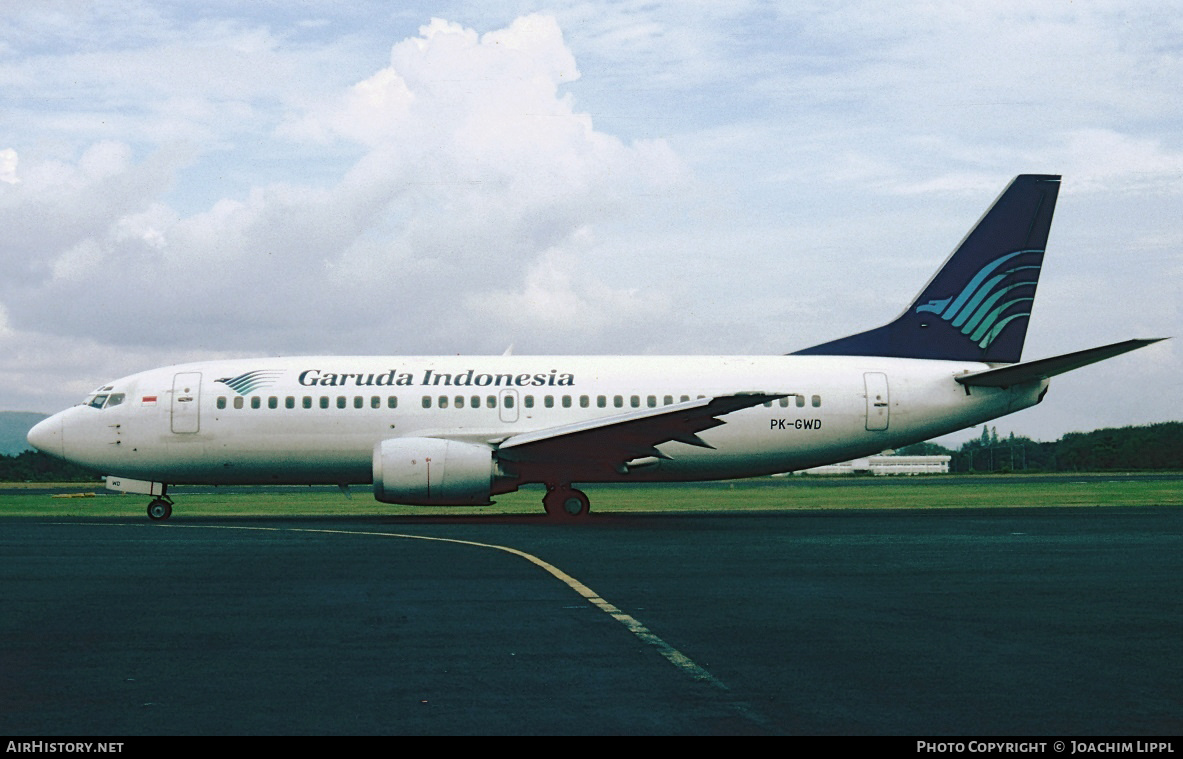 Aircraft Photo of PK-GWD | Boeing 737-3Q8 | Garuda Indonesia | AirHistory.net #288261