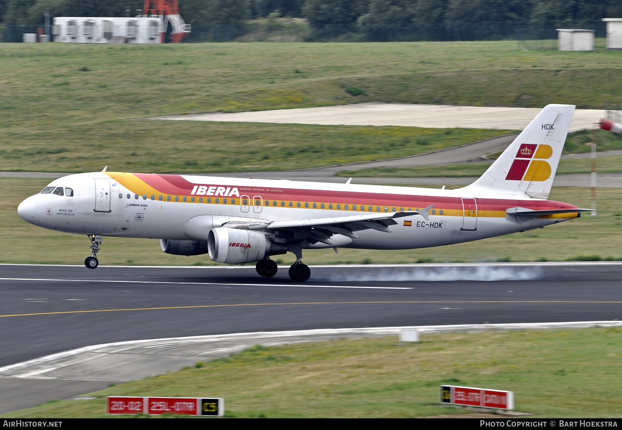 Aircraft Photo of EC-HDK | Airbus A320-214 | Iberia | AirHistory.net #288267