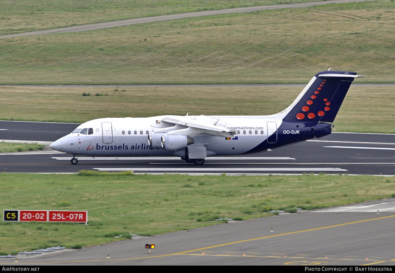 Aircraft Photo of OO-DJK | British Aerospace Avro 146-RJ85 | Brussels Airlines | AirHistory.net #288269