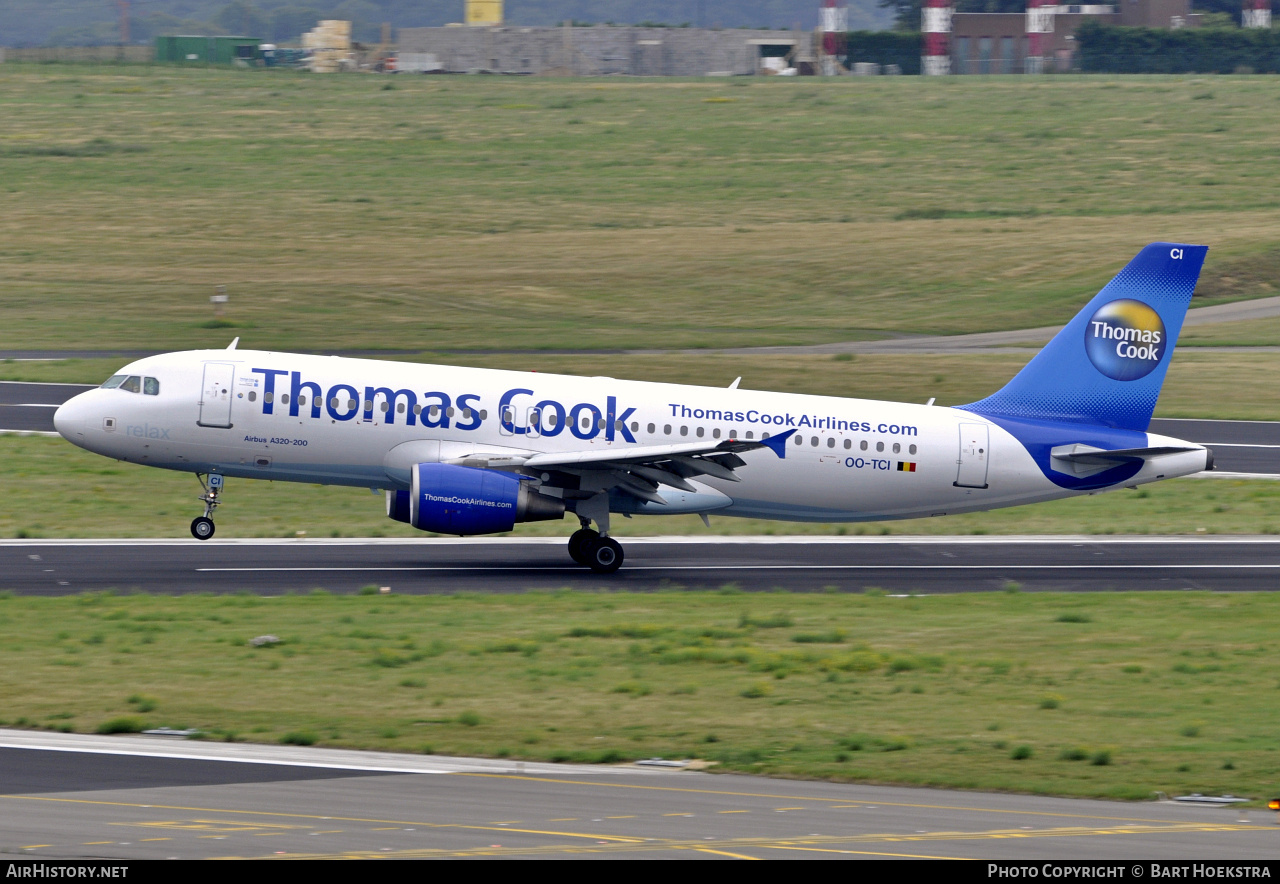 Aircraft Photo of OO-TCI | Airbus A320-214 | Thomas Cook Airlines | AirHistory.net #288272