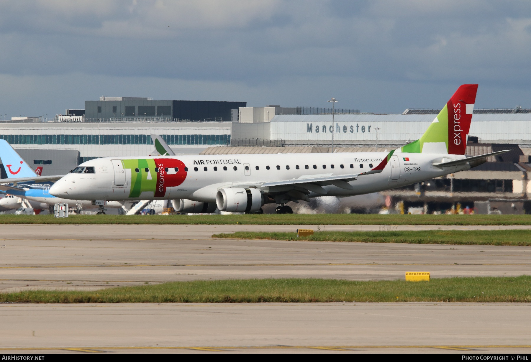 Aircraft Photo of CS-TPS | Embraer 190LR (ERJ-190-100LR) | TAP Air Portugal Express | AirHistory.net #288314