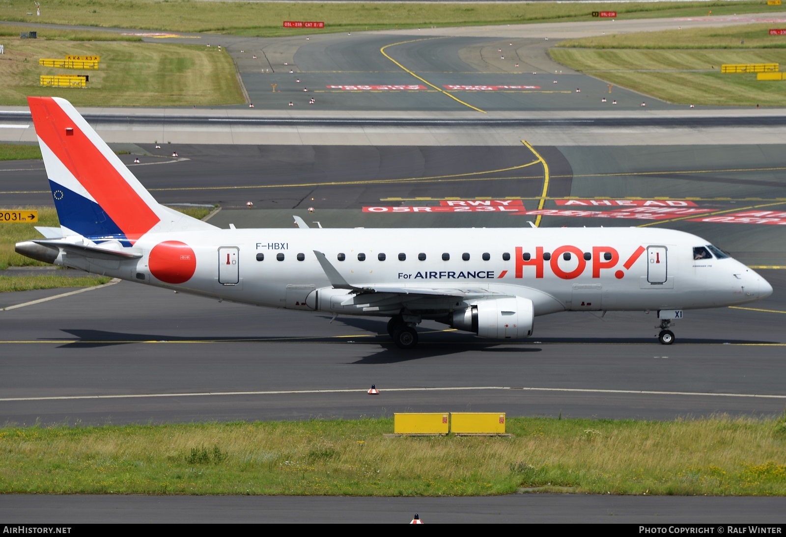 Aircraft Photo of F-HBXI | Embraer 170STD (ERJ-170-100STD) | Hop! | AirHistory.net #288318