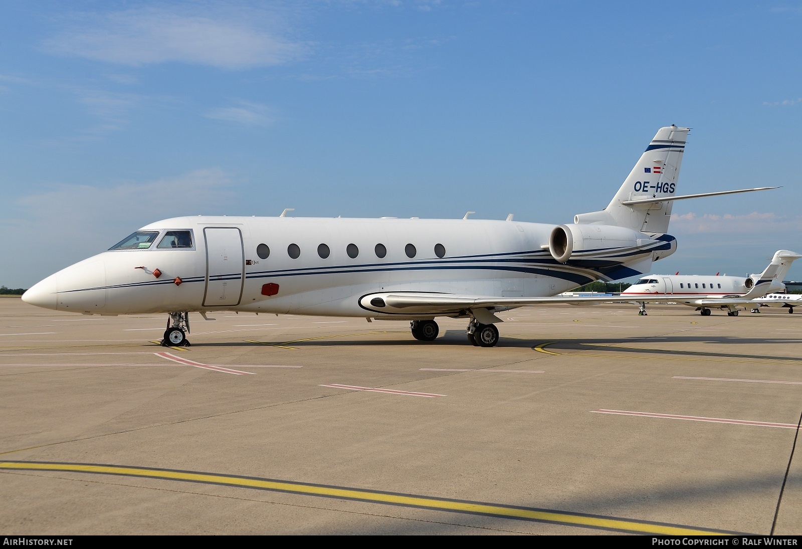 Aircraft Photo of OE-HGS | Israel Aircraft Industries Gulfstream G200 | AirHistory.net #288323