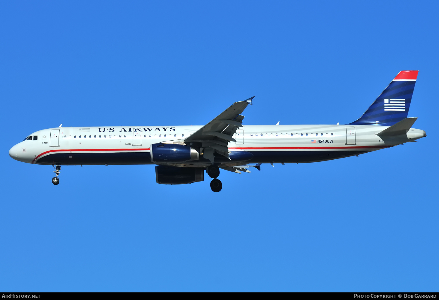 Aircraft Photo of N540UW | Airbus A321-231 | US Airways | AirHistory.net #288345