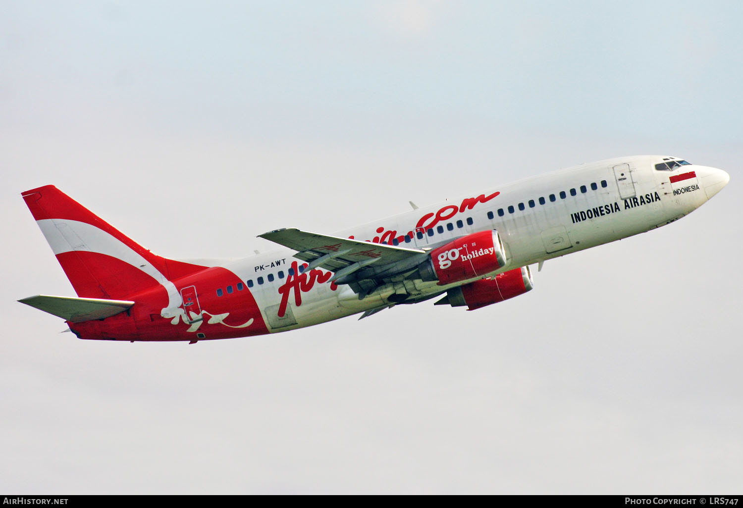 Aircraft Photo of PK-AWT | Boeing 737-347 | AirAsia | AirHistory.net #288346