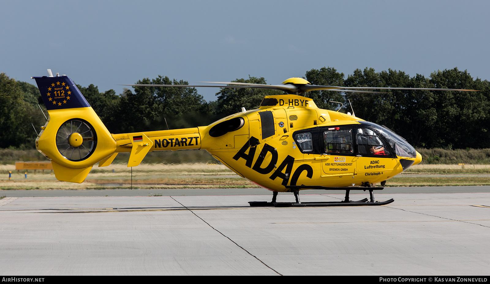 Aircraft Photo of D-HBYF | Eurocopter EC-135P-2 | ADAC Luftrettung | AirHistory.net #288351