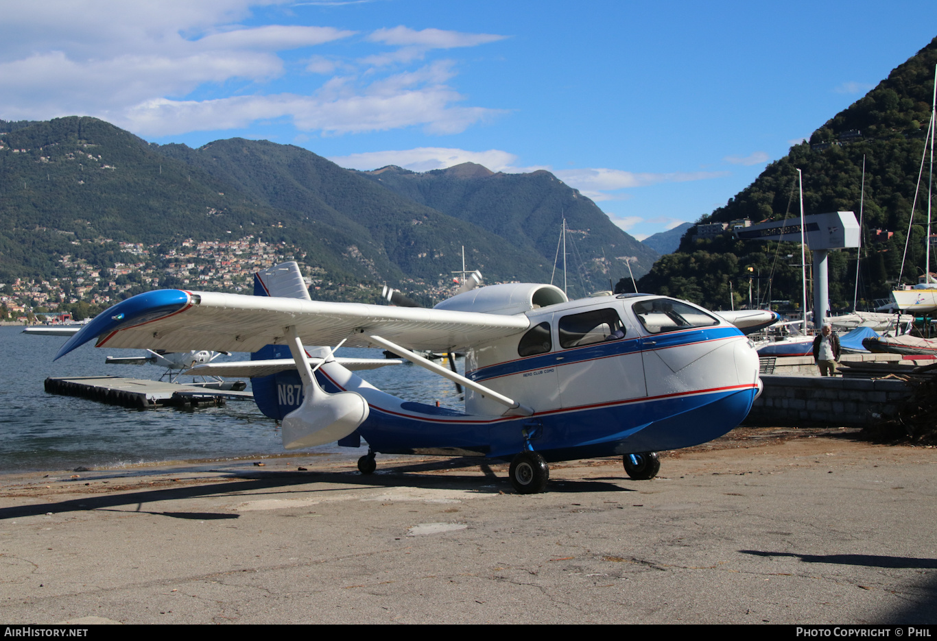 Aircraft Photo of N87504 | Republic RC-3 Seabee | Aero Club Como | AirHistory.net #288352