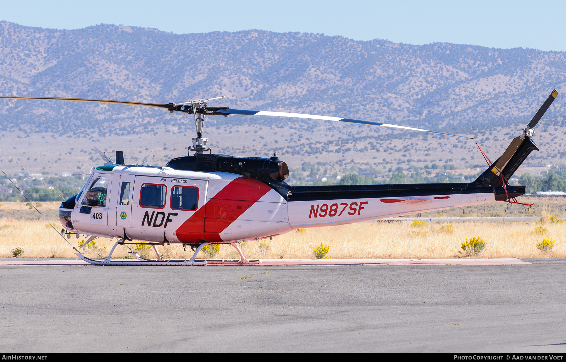 Aircraft Photo of N987SF | Bell UH-1H Iroquois | NDF - Nevada Department of Forestry | AirHistory.net #288363