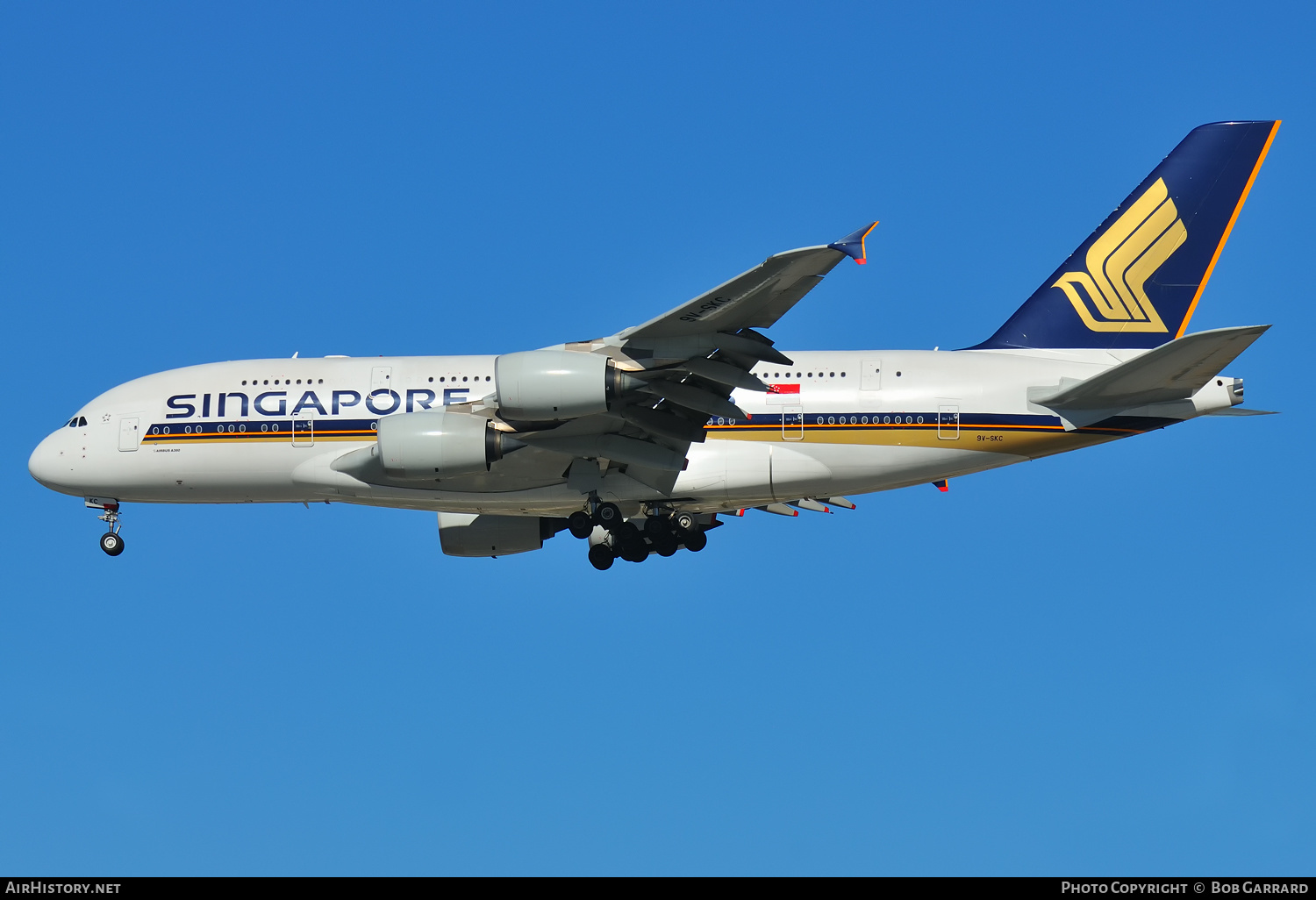 Aircraft Photo of 9V-SKC | Airbus A380-841 | Singapore Airlines | AirHistory.net #288374