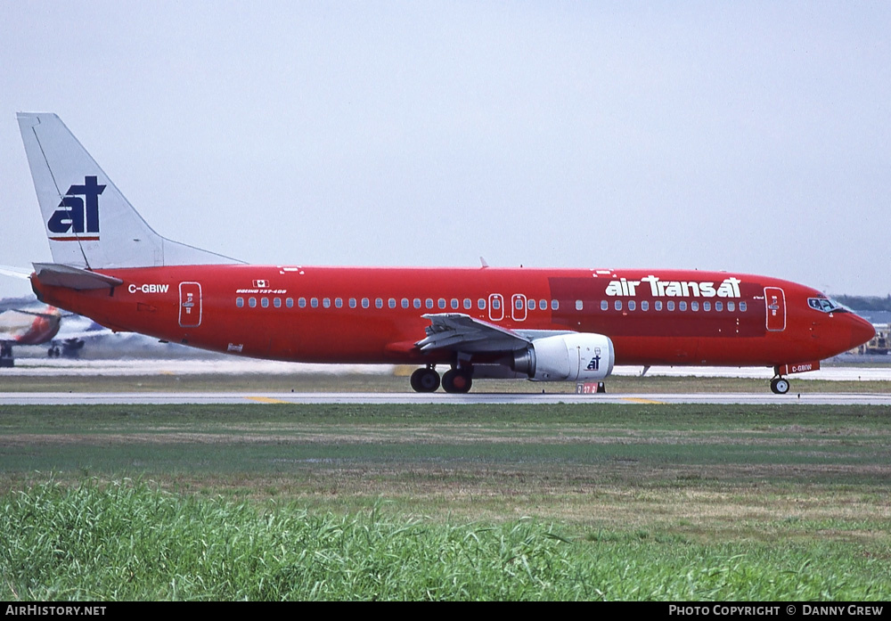 Aircraft Photo of C-GBIW | Boeing 737-46M | Air Transat | AirHistory.net #288456