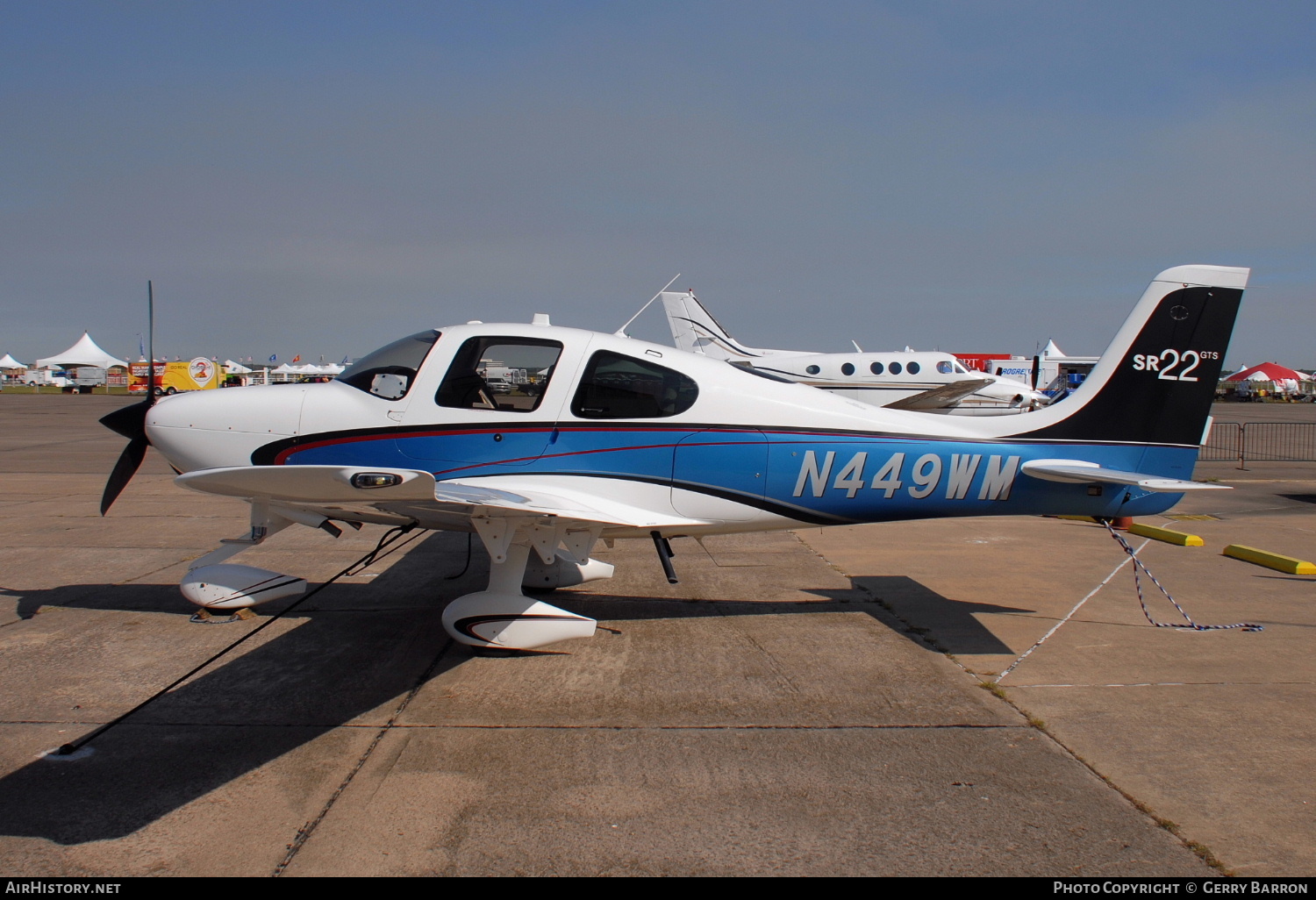 Aircraft Photo of N449WM | Cirrus SR-22 G3-GTS | AirHistory.net #288468