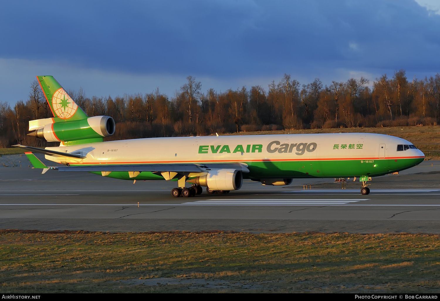 Aircraft Photo of B-16107 | McDonnell Douglas MD-11/F | EVA Air Cargo | AirHistory.net #288470