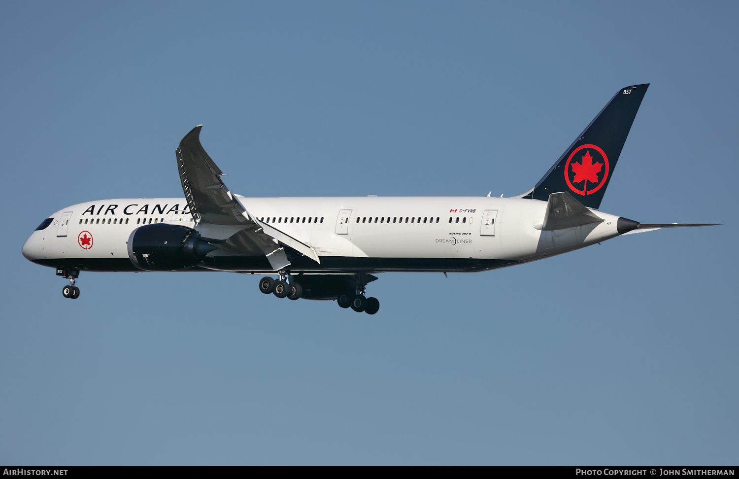 Aircraft Photo of C-FVNB | Boeing 787-9 Dreamliner | Air Canada | AirHistory.net #288488