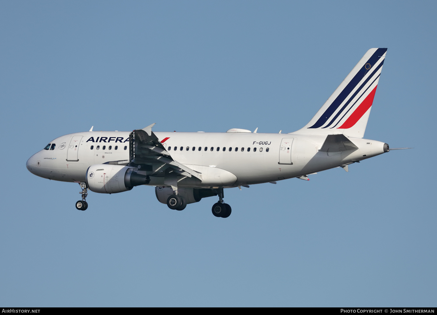 Aircraft Photo of F-GUGJ | Airbus A318-111 | Air France | AirHistory.net #288492