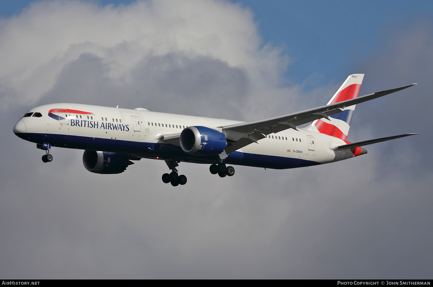Aircraft Photo of G-ZBKK | Boeing 787-9 Dreamliner | British Airways | AirHistory.net #288498