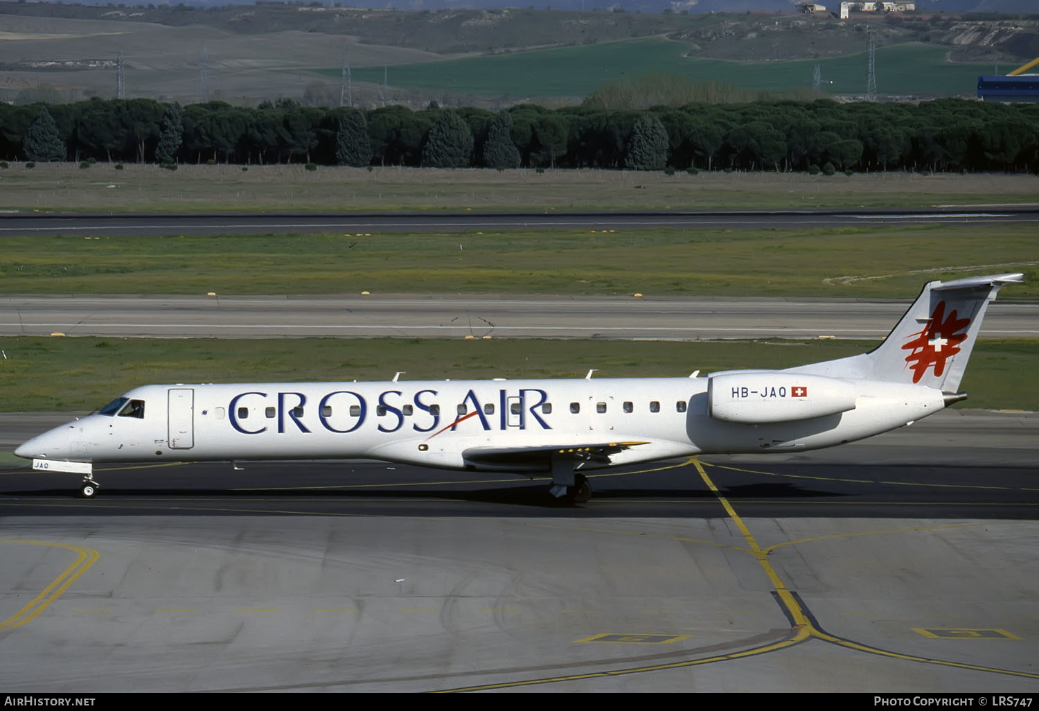 Aircraft Photo of HB-JAQ | Embraer ERJ-145LU (EMB-145LU) | Crossair | AirHistory.net #288504