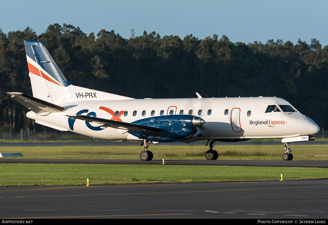 Aircraft Photo of VH-PRX | Saab 340B | REX - Regional Express | AirHistory.net #288510