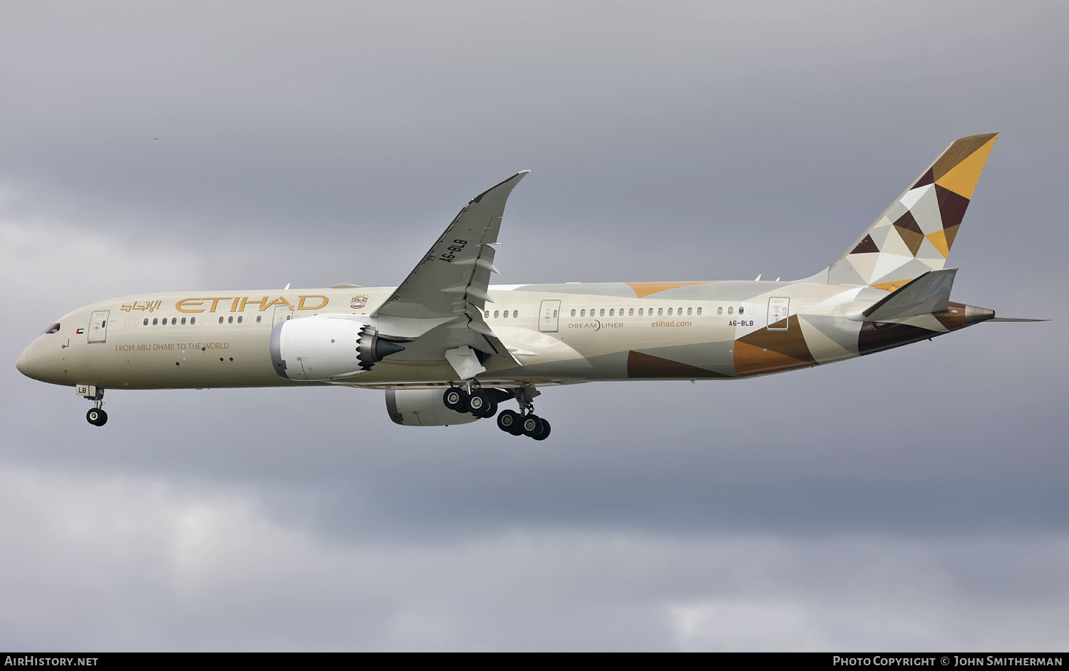 Aircraft Photo of A6-BLB | Boeing 787-9 Dreamliner | Etihad Airways | AirHistory.net #288515