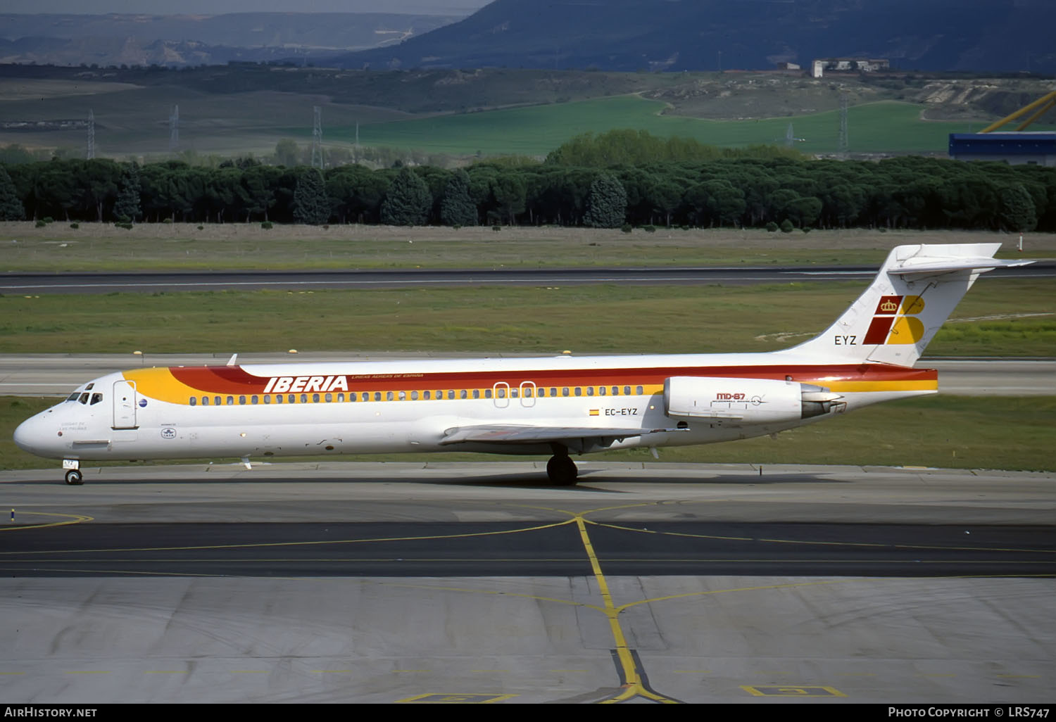 Aircraft Photo of EC-EYZ | McDonnell Douglas MD-87 (DC-9-87) | Iberia | AirHistory.net #288529