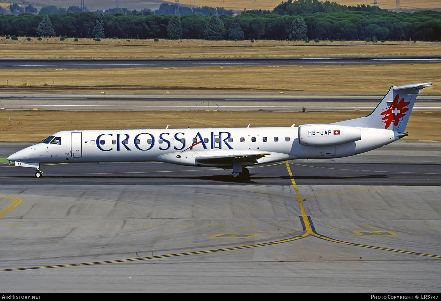 Aircraft Photo of HB-JAP | Embraer ERJ-145LU (EMB-145LU) | Crossair | AirHistory.net #288545