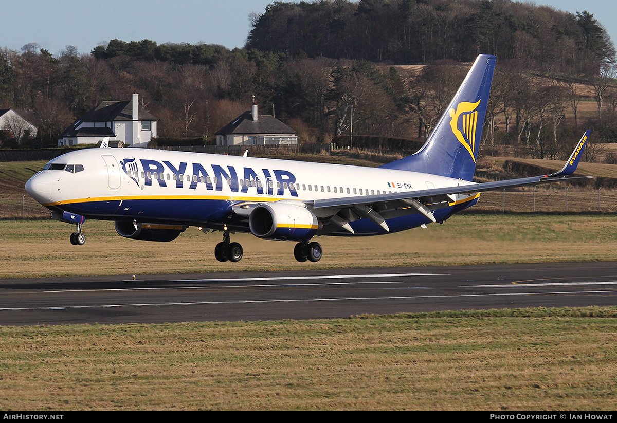 Aircraft Photo of EI-ENK | Boeing 737-8AS | Ryanair | AirHistory.net #288564