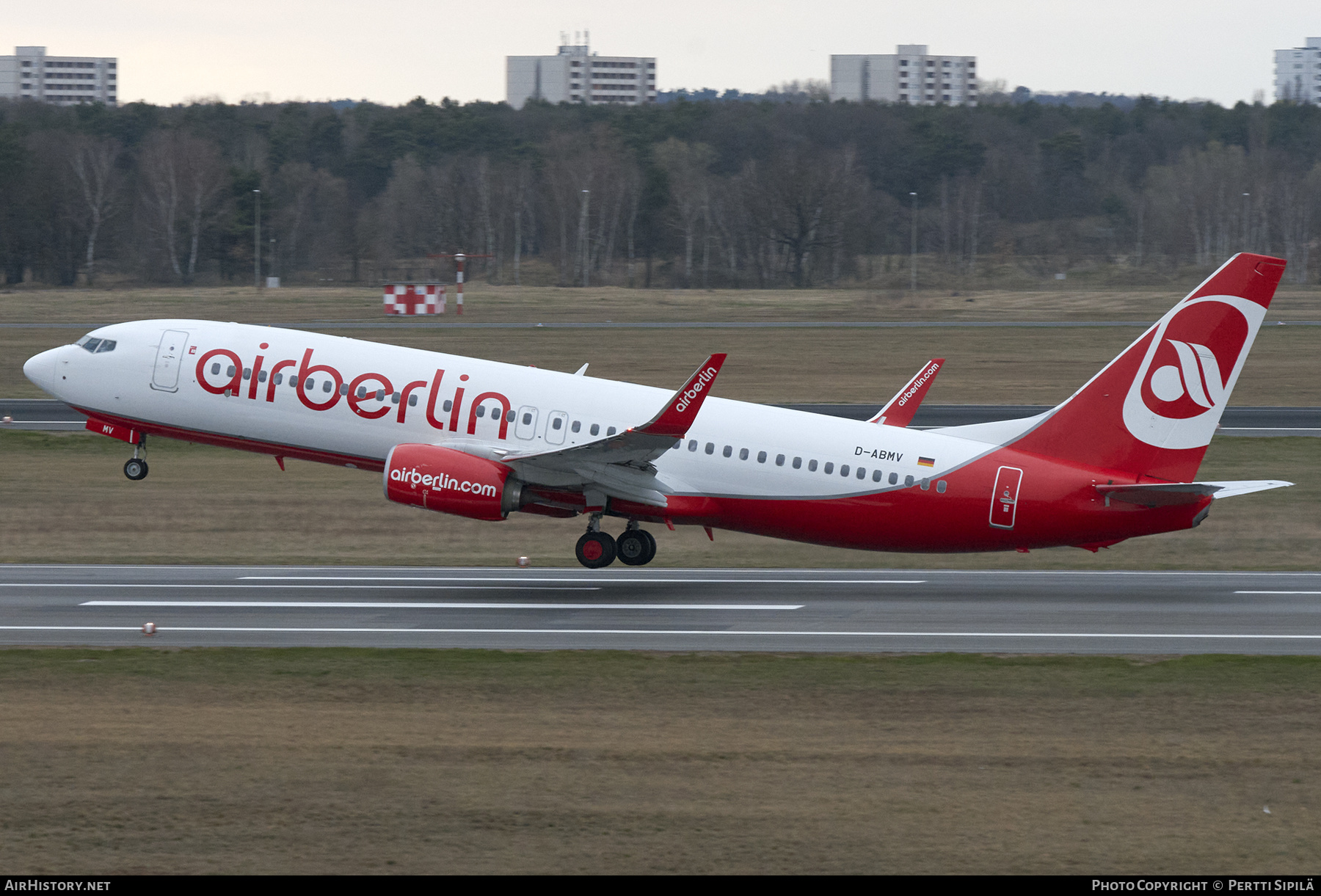 Aircraft Photo of D-ABMV | Boeing 737-86J | Air Berlin | AirHistory.net #288577