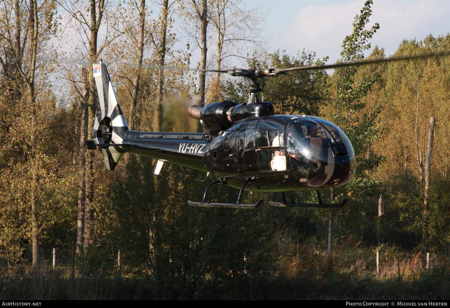 Aircraft Photo of YU-HVZ | Aerospatiale SA-341G Gazelle | AirHistory.net #288585