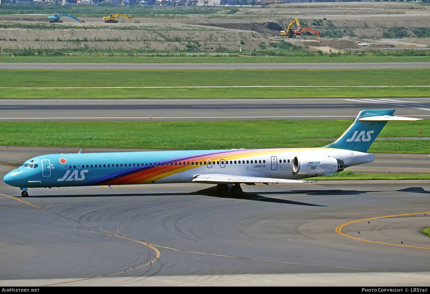 Aircraft Photo of JA001D | McDonnell Douglas MD-90-30 | Japan Air System - JAS | AirHistory.net #288589