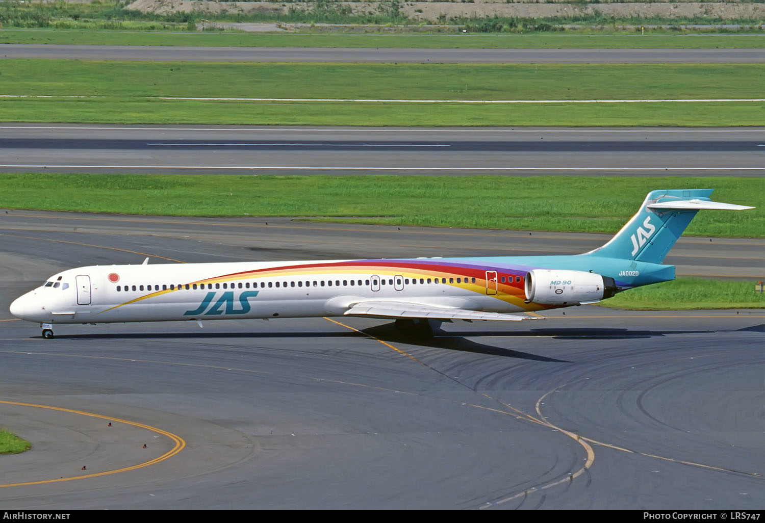 Aircraft Photo of JA002D | McDonnell Douglas MD-90-30 | Japan Air System - JAS | AirHistory.net #288601