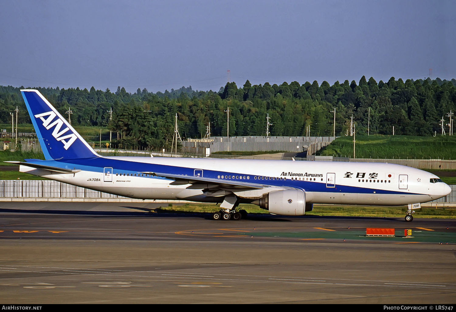 Aircraft Photo of JA708A | Boeing 777-281/ER | All Nippon Airways - ANA | AirHistory.net #288605