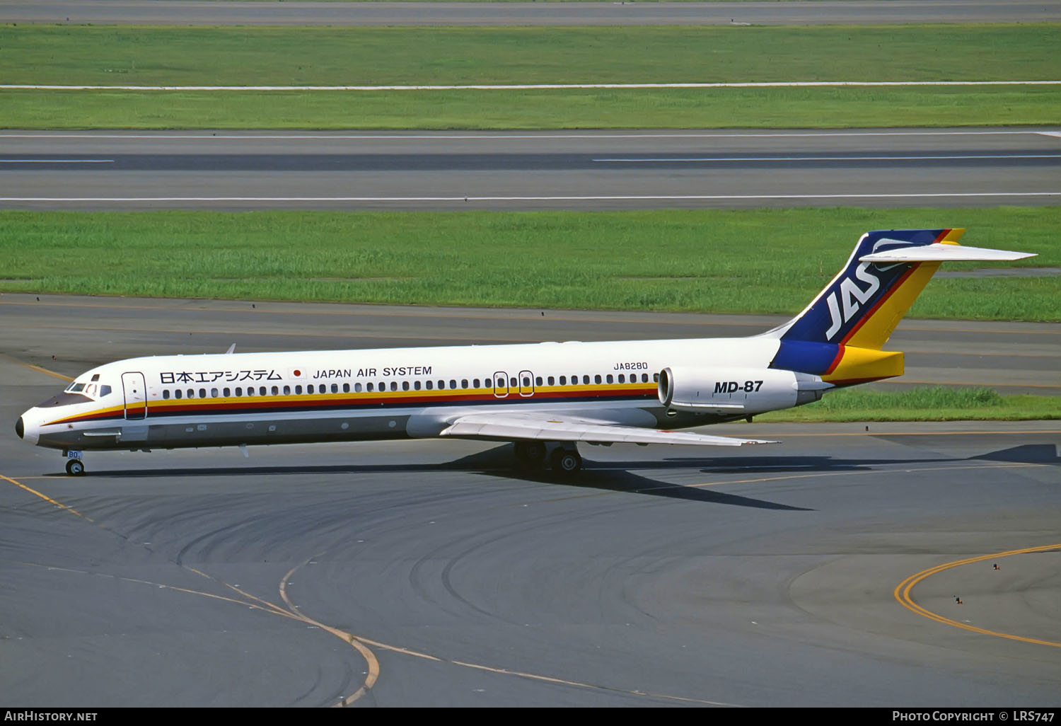 Aircraft Photo of JA8280 | McDonnell Douglas MD-87 (DC-9-87) | Japan Air System - JAS | AirHistory.net #288623