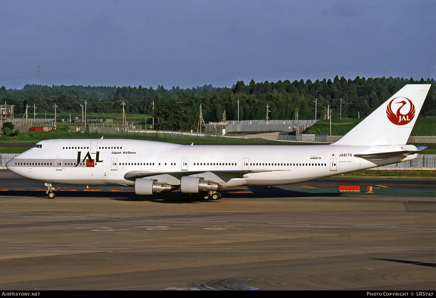 Aircraft Photo of JA8179 | Boeing 747-346 | Japan Airlines - JAL | AirHistory.net #288636