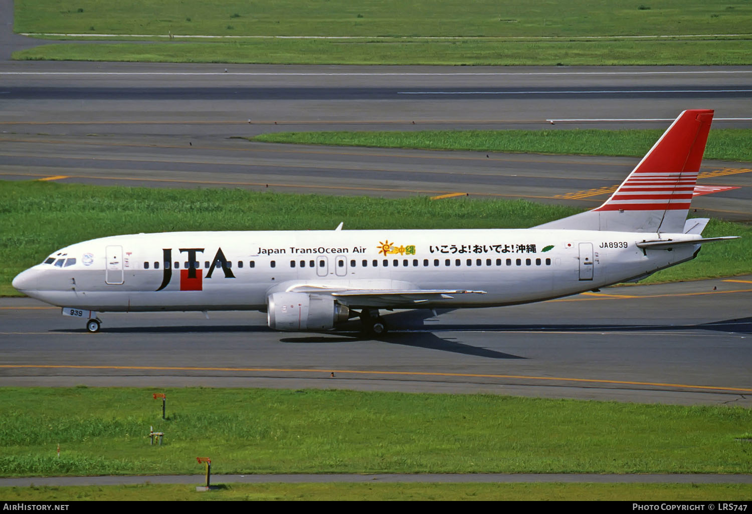 Aircraft Photo of JA8939 | Boeing 737-4Q3 | Japan TransOcean Air - JTA | AirHistory.net #288638