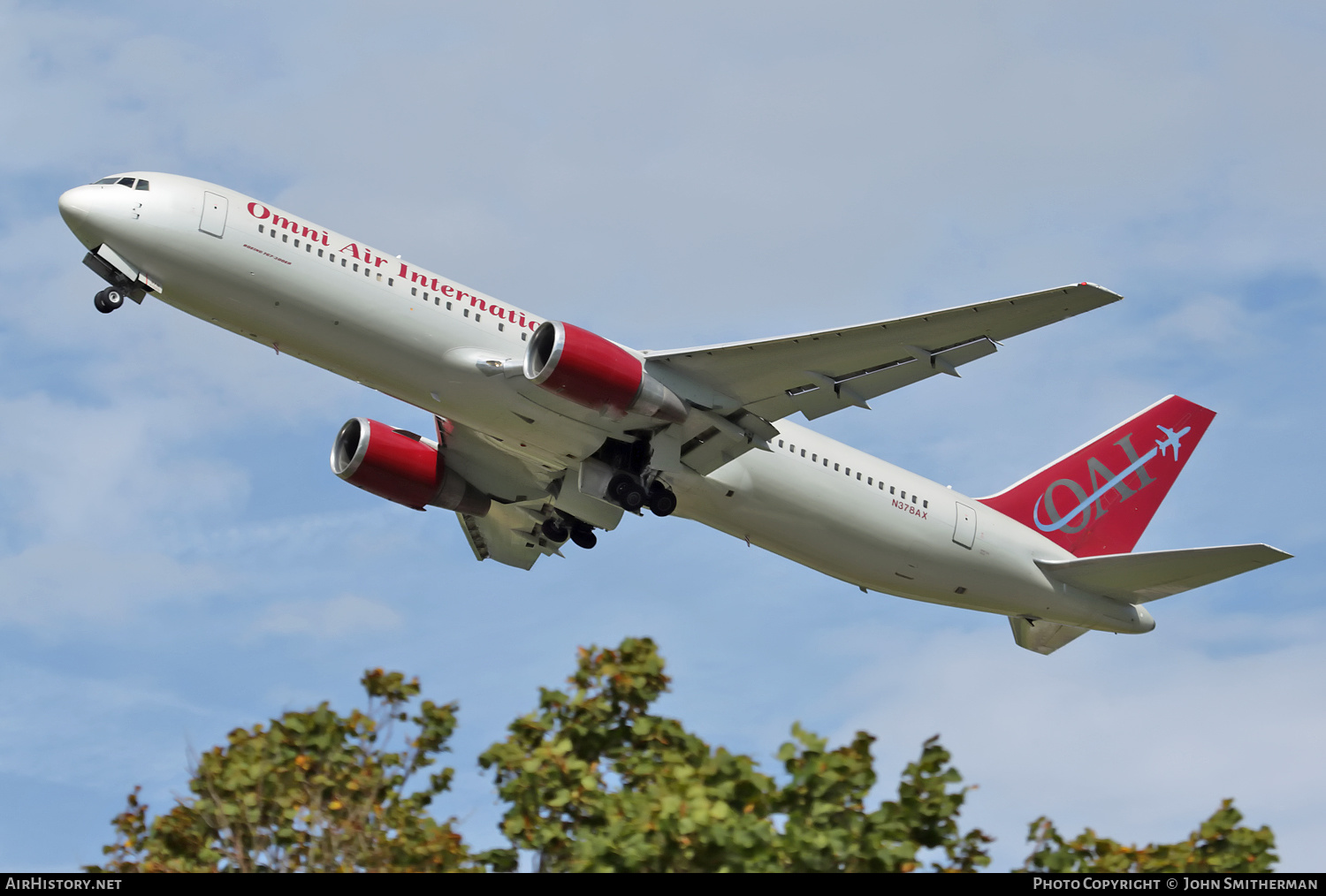 Aircraft Photo of N378AX | Boeing 767-33A/ER | Omni Air International - OAI | AirHistory.net #288639