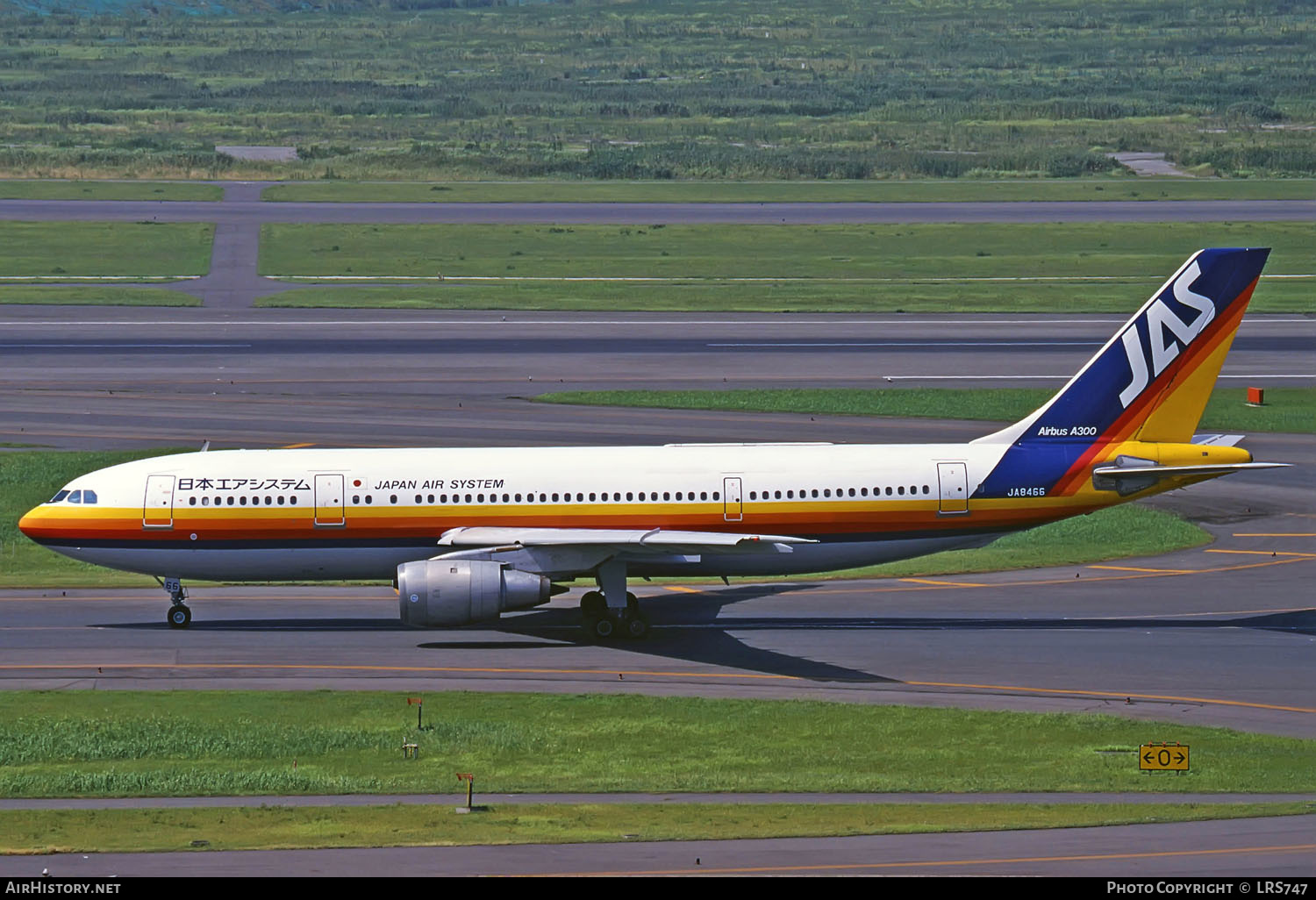 Aircraft Photo of JA8466 | Airbus A300B2K-3C | Japan Air System - JAS | AirHistory.net #288660