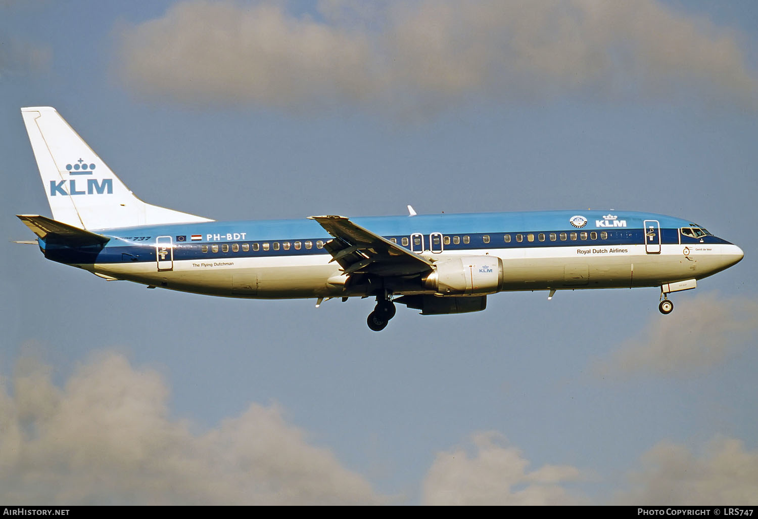 Aircraft Photo of PH-BDT | Boeing 737-406 | KLM - Royal Dutch Airlines | AirHistory.net #288666