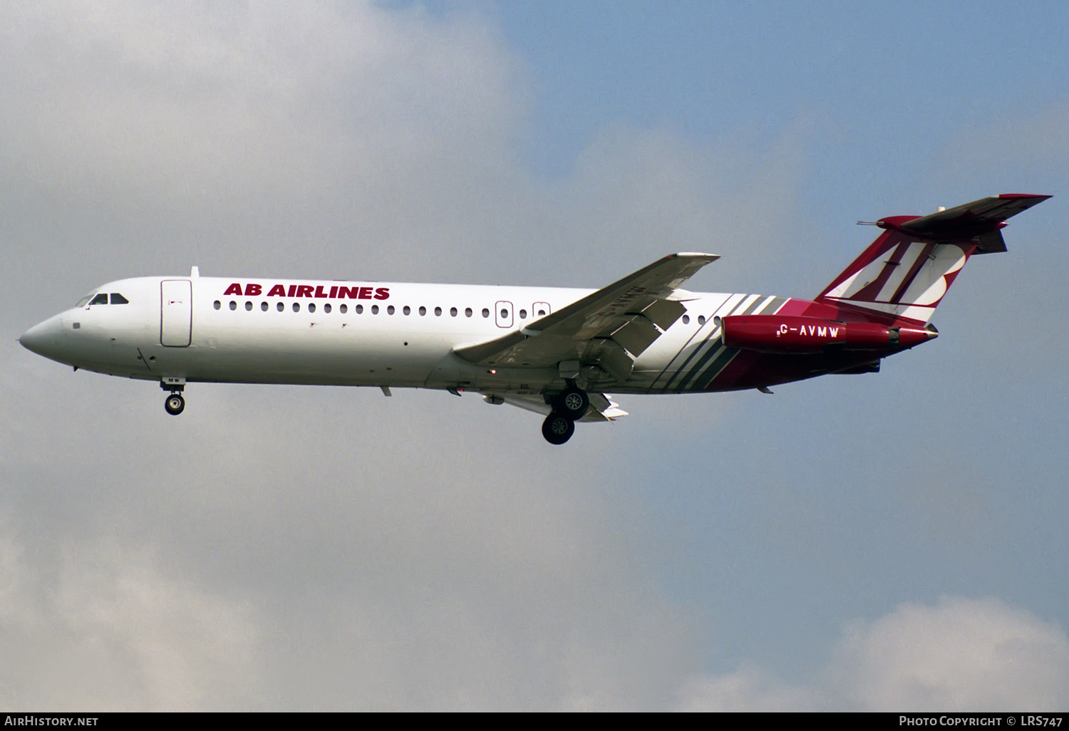 Aircraft Photo of G-AVMW | BAC 111-510ED One-Eleven | AB Airlines | AirHistory.net #288670