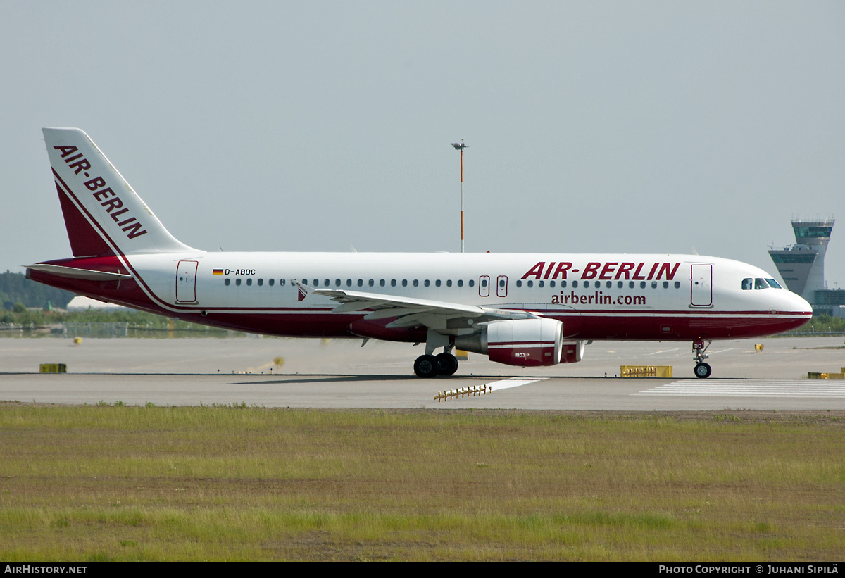 Aircraft Photo of D-ABDC | Airbus A320-214 | Air Berlin | AirHistory.net #288679