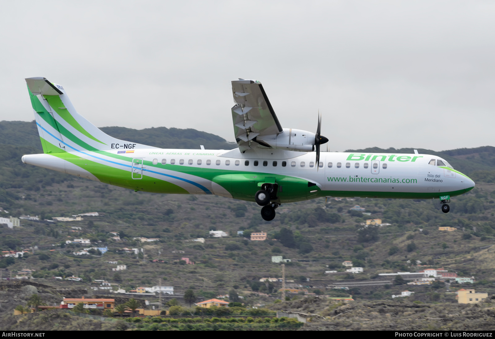 Aircraft Photo of EC-NGF | ATR ATR-72-600 (ATR-72-212A) | Binter Canarias | AirHistory.net #288684