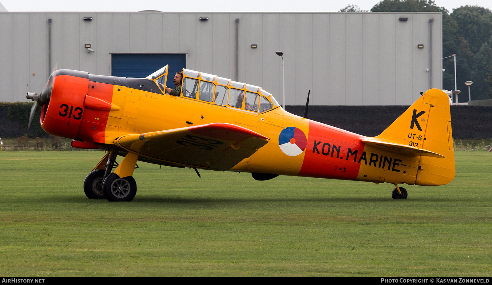 Aircraft Photo of PH-TXN / 313 | North American AT-6A Texan | Netherlands - Navy | AirHistory.net #288695