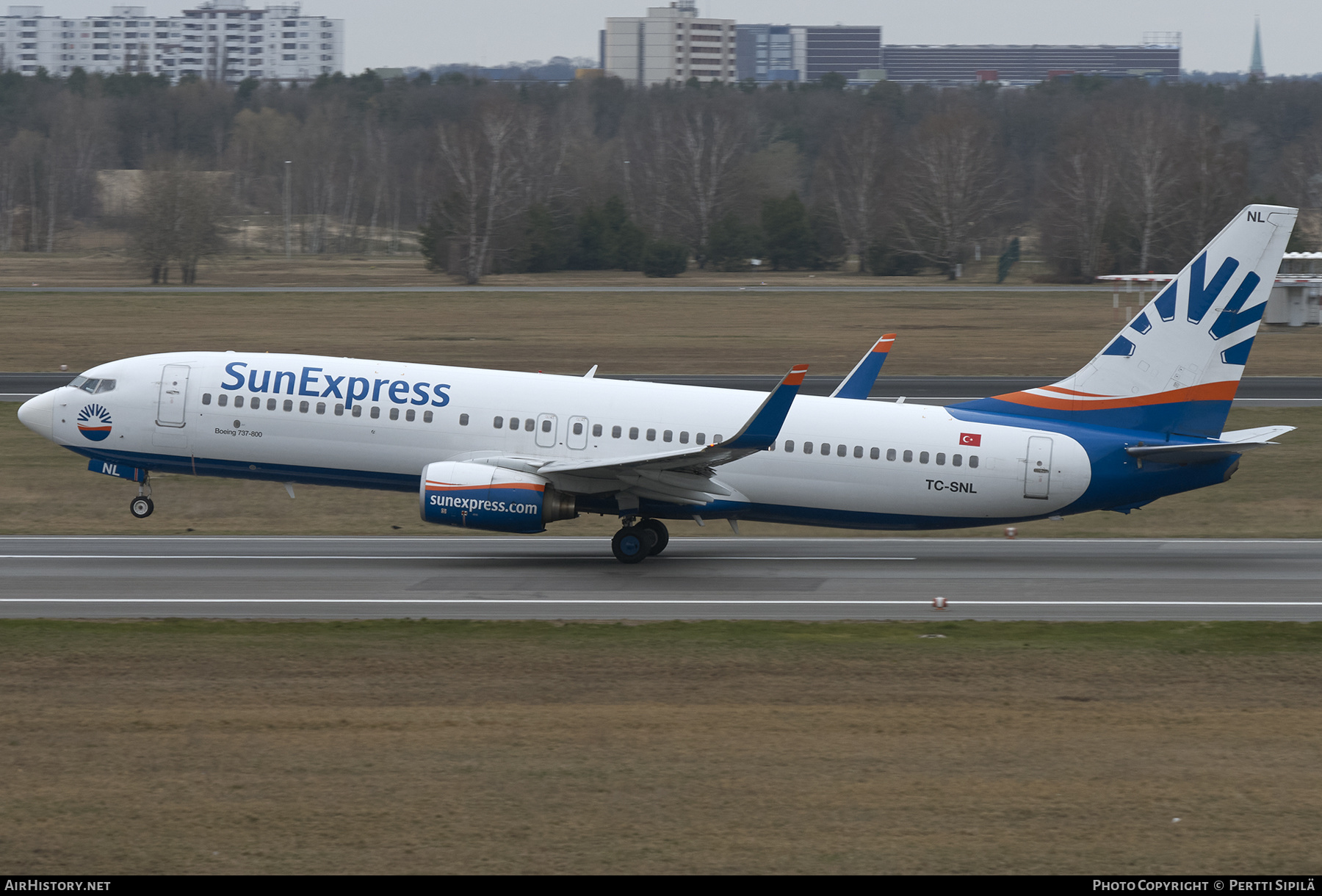 Aircraft Photo of TC-SNL | Boeing 737-86N | SunExpress | AirHistory.net #288703