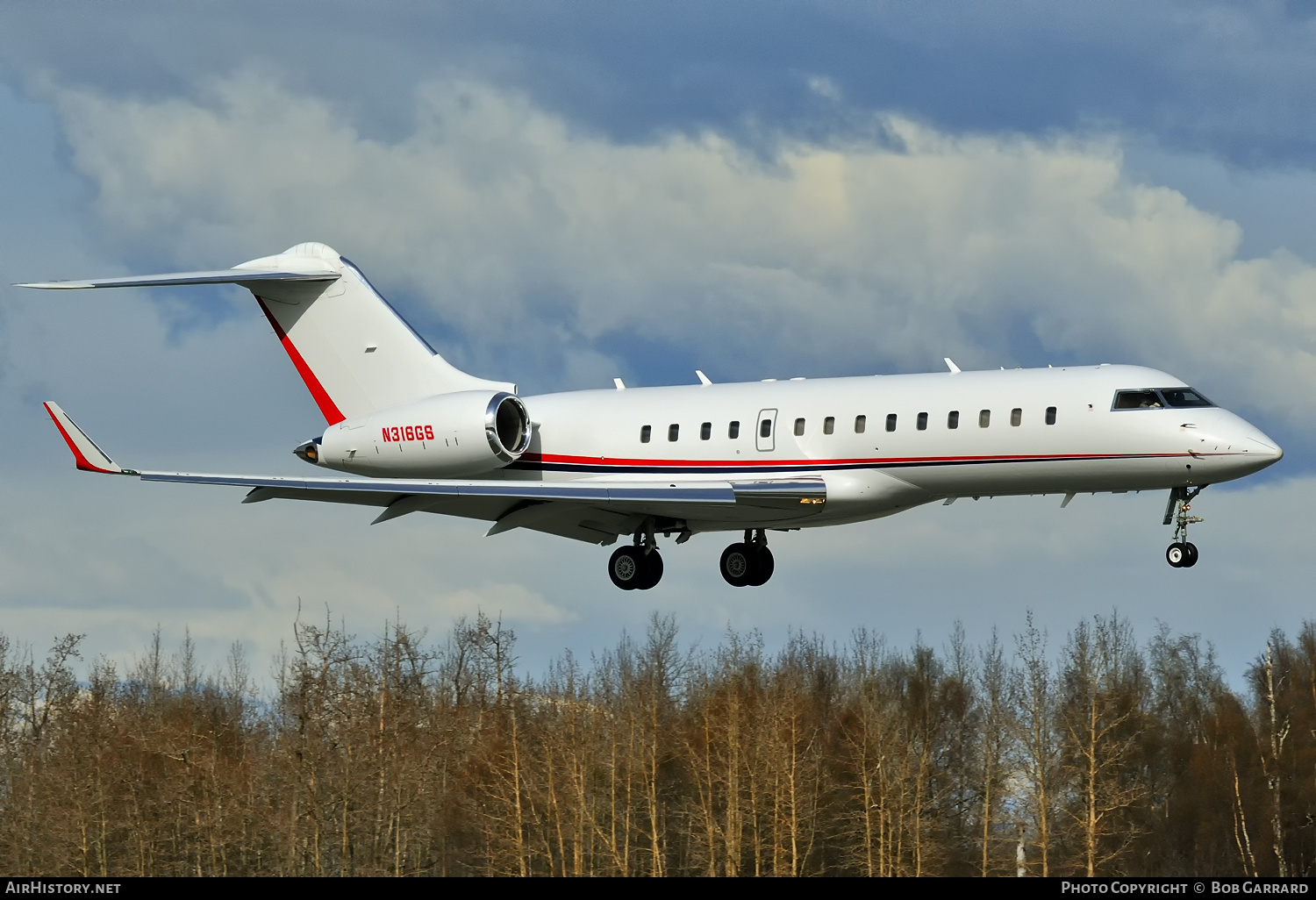 Aircraft Photo of N316GS | Bombardier Global Express (BD-700-1A10) | AirHistory.net #288706