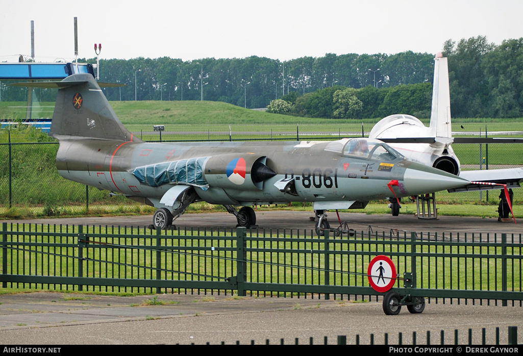 Aircraft Photo of D-8061 | Lockheed F-104G Starfighter | Netherlands - Air Force | AirHistory.net #288717