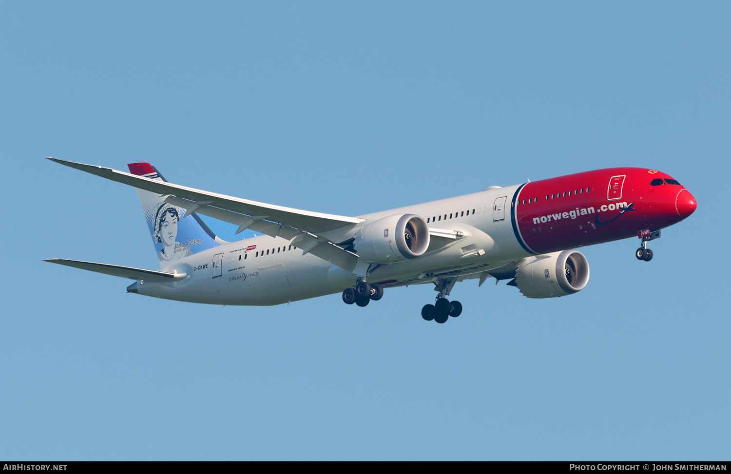 Aircraft Photo of G-CKWE | Boeing 787-9 Dreamliner | Norwegian | AirHistory.net #288728