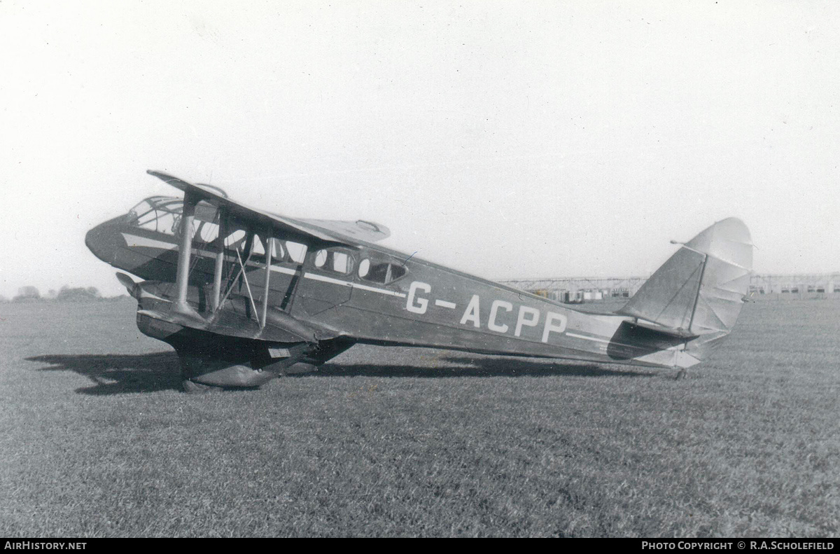 Aircraft Photo of G-ACPP | De Havilland D.H. 89 Dragon Rapide | AirHistory.net #288754